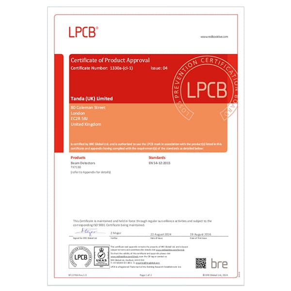 Conventional-Reflective - Beam-Detector-LPCB