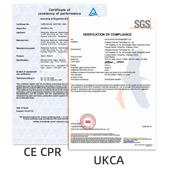 DHI-HY-1400-certification