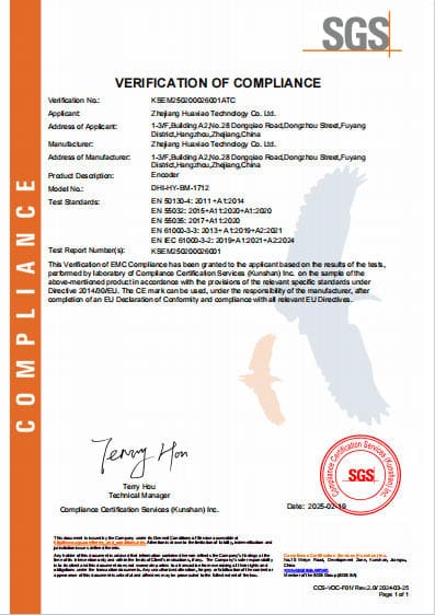 HY-BM-1712 Encoder CE