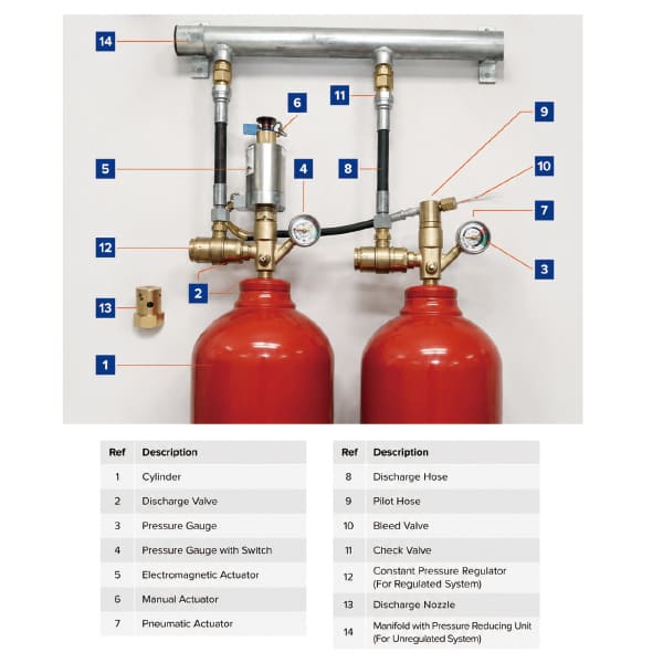Engineered Clean Agent Fire Extinguishing System