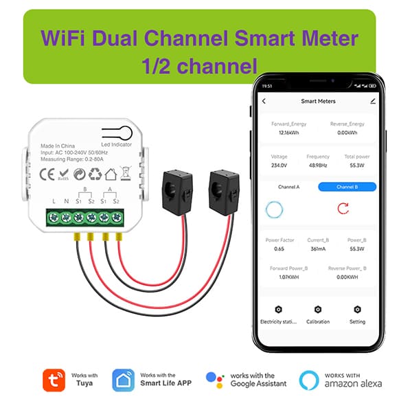 WiFi Dual-channel smart meter PW01 (3)