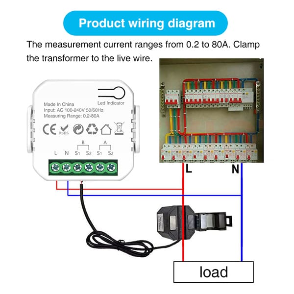 WiFi Dual-channel smart meter PW01 (5)