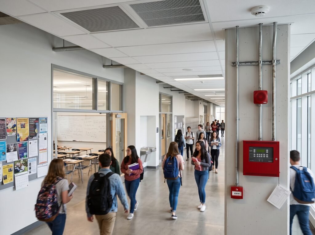 addressable fire alarm system applications - Educational Institutions