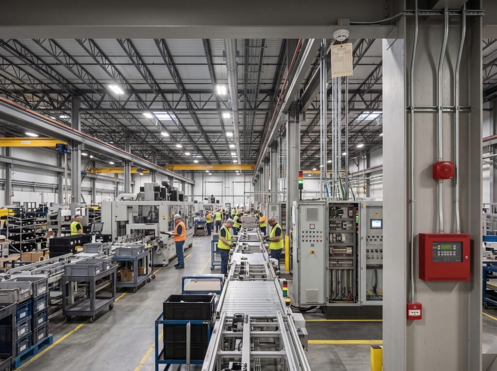 addressable fire alarm system applications - Industrial and High-Risk Manufacturing Facilities
