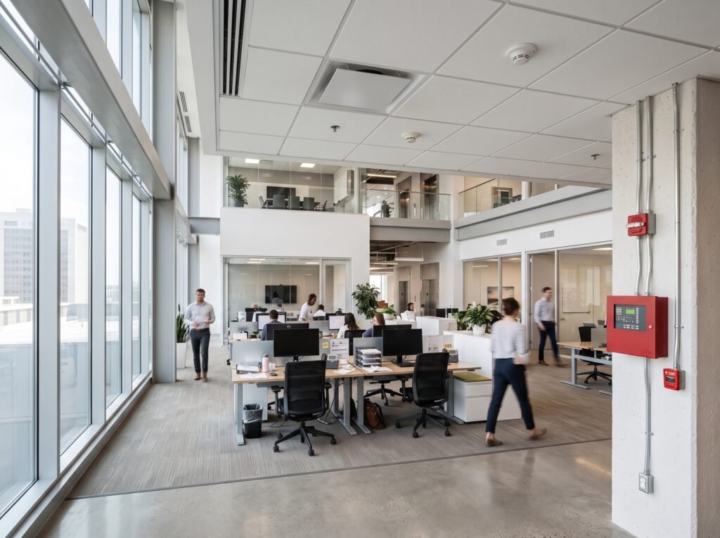 addressable fire alarm system applications - Office Buildings and Business Centers